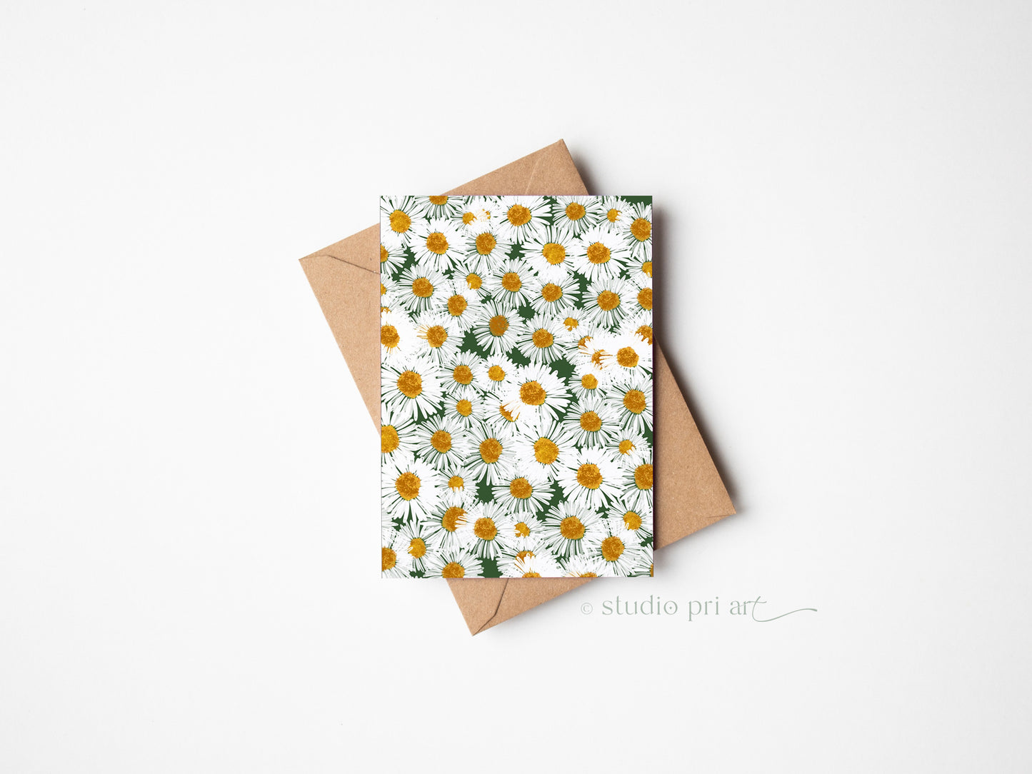 Daisies Greetings Card