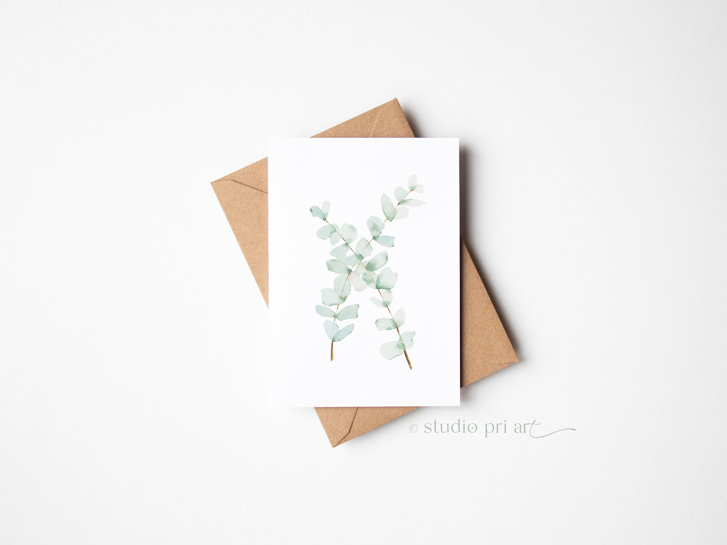 Eucalyptus Greetings Card