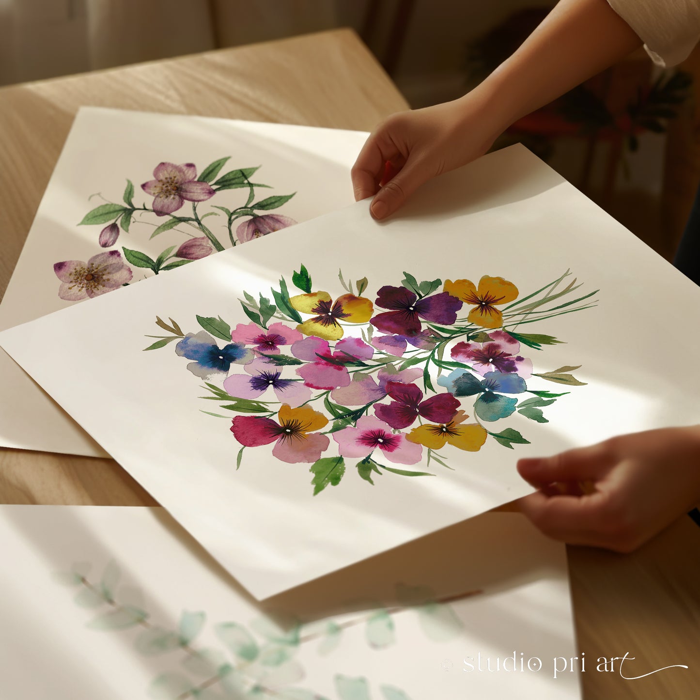 Pansies Fine Art Print