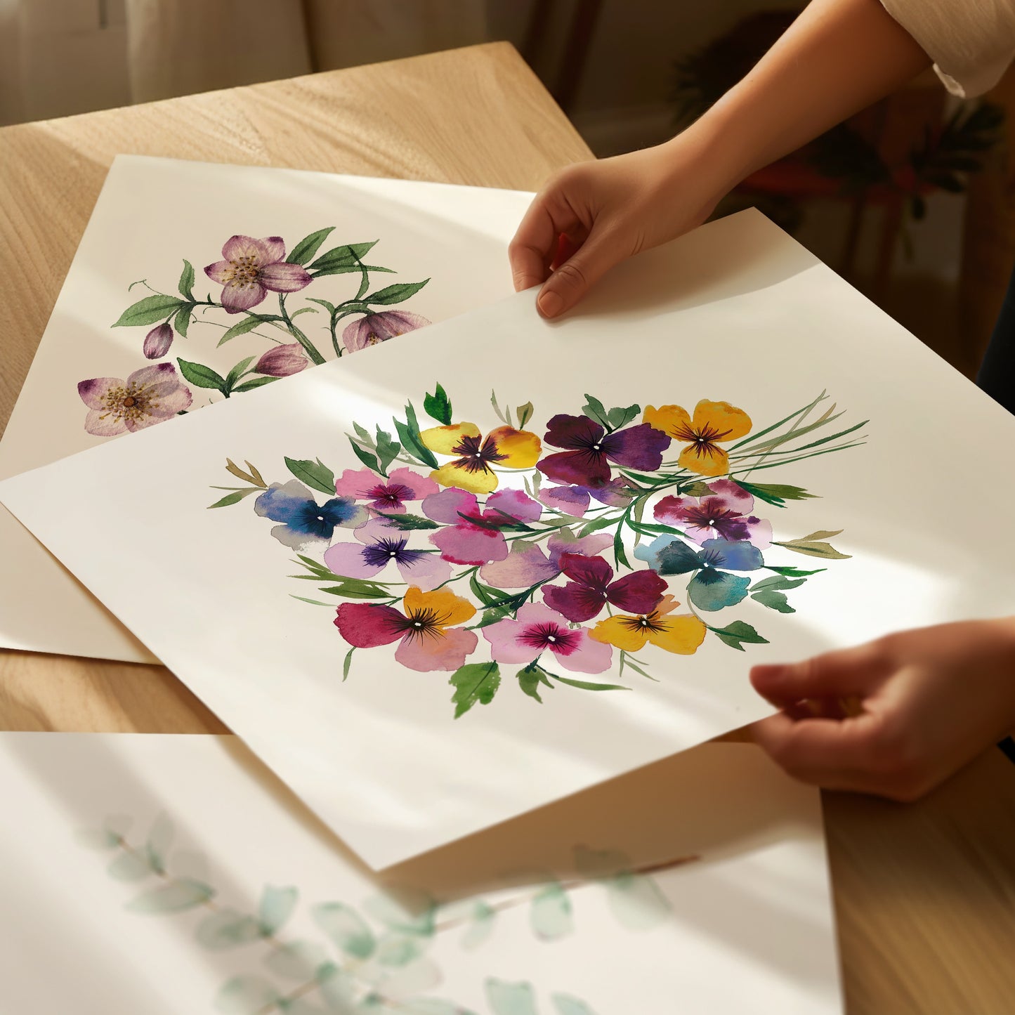 Viola | Pansies Fine Art Print