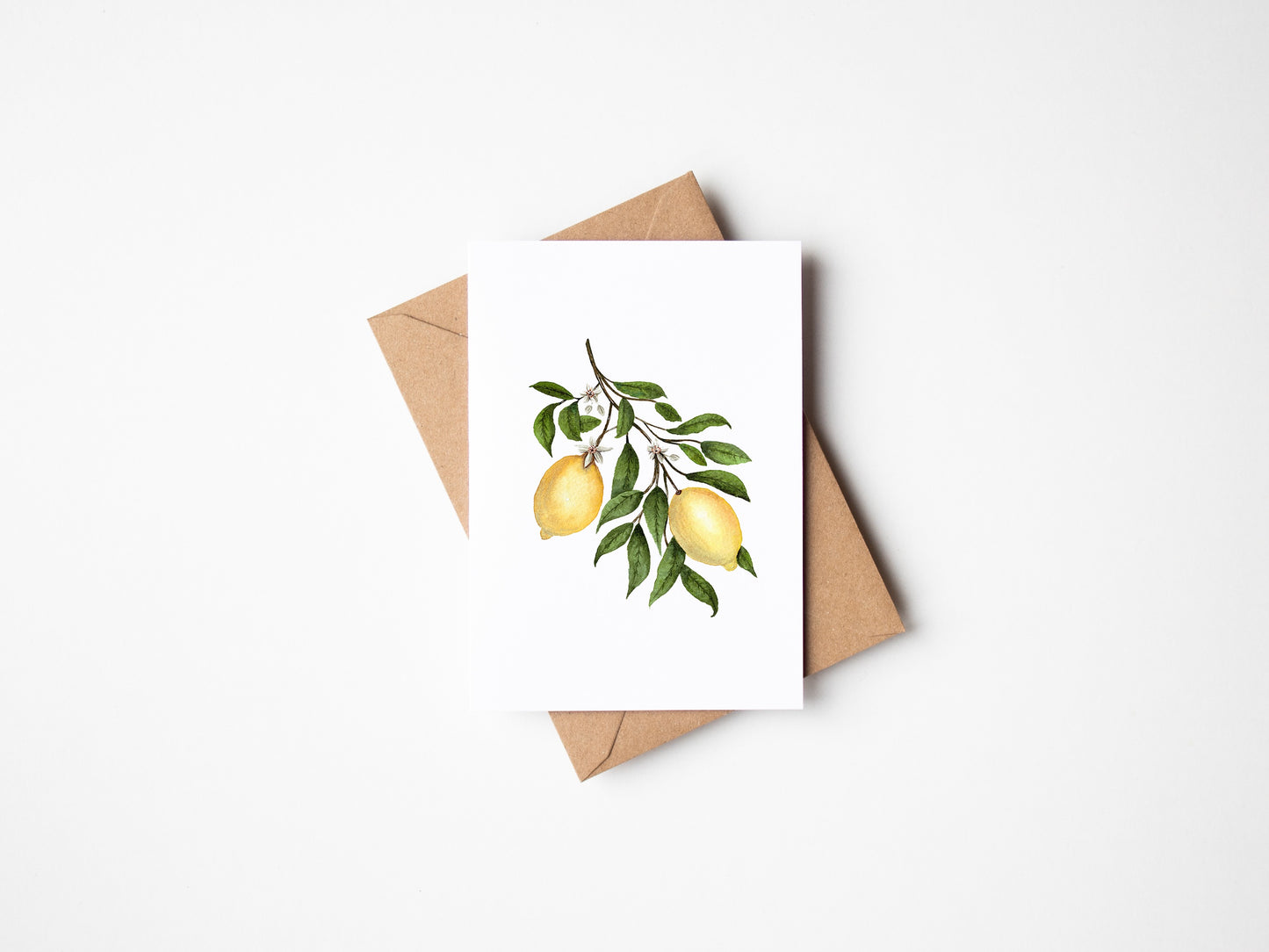 Lemon Blossom Greetings Card