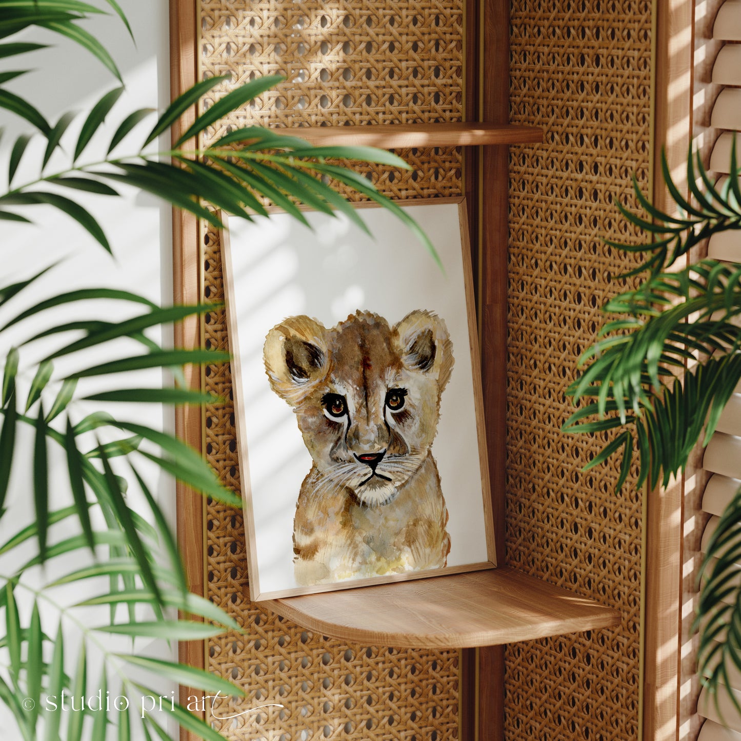 "Simba" the Lion Cub - Limited Edition Fine Art Print