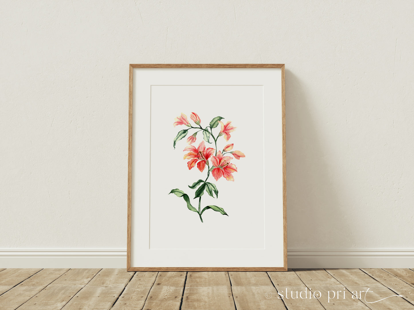 Orange Lillies Fine Art Print