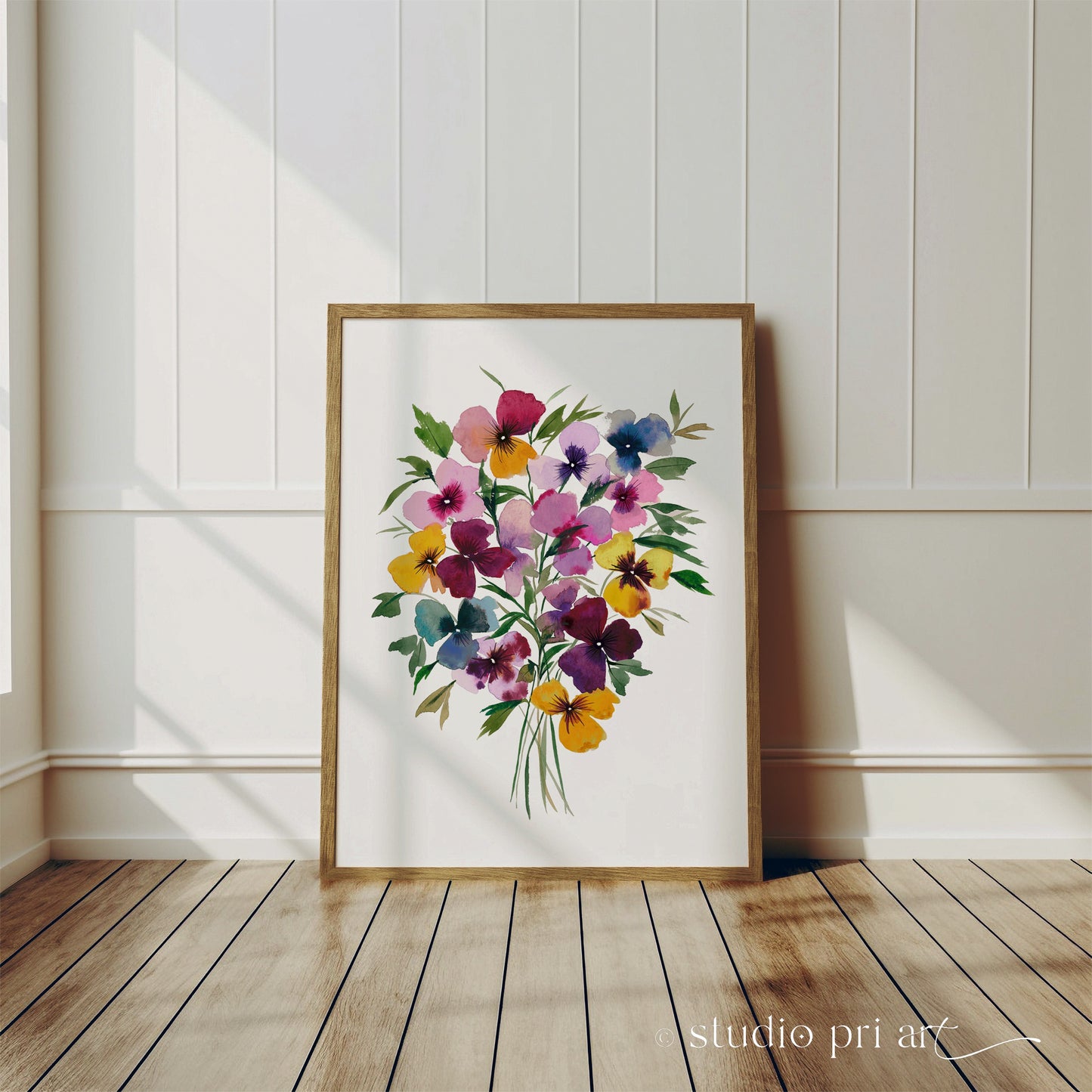 Pansies Fine Art Print