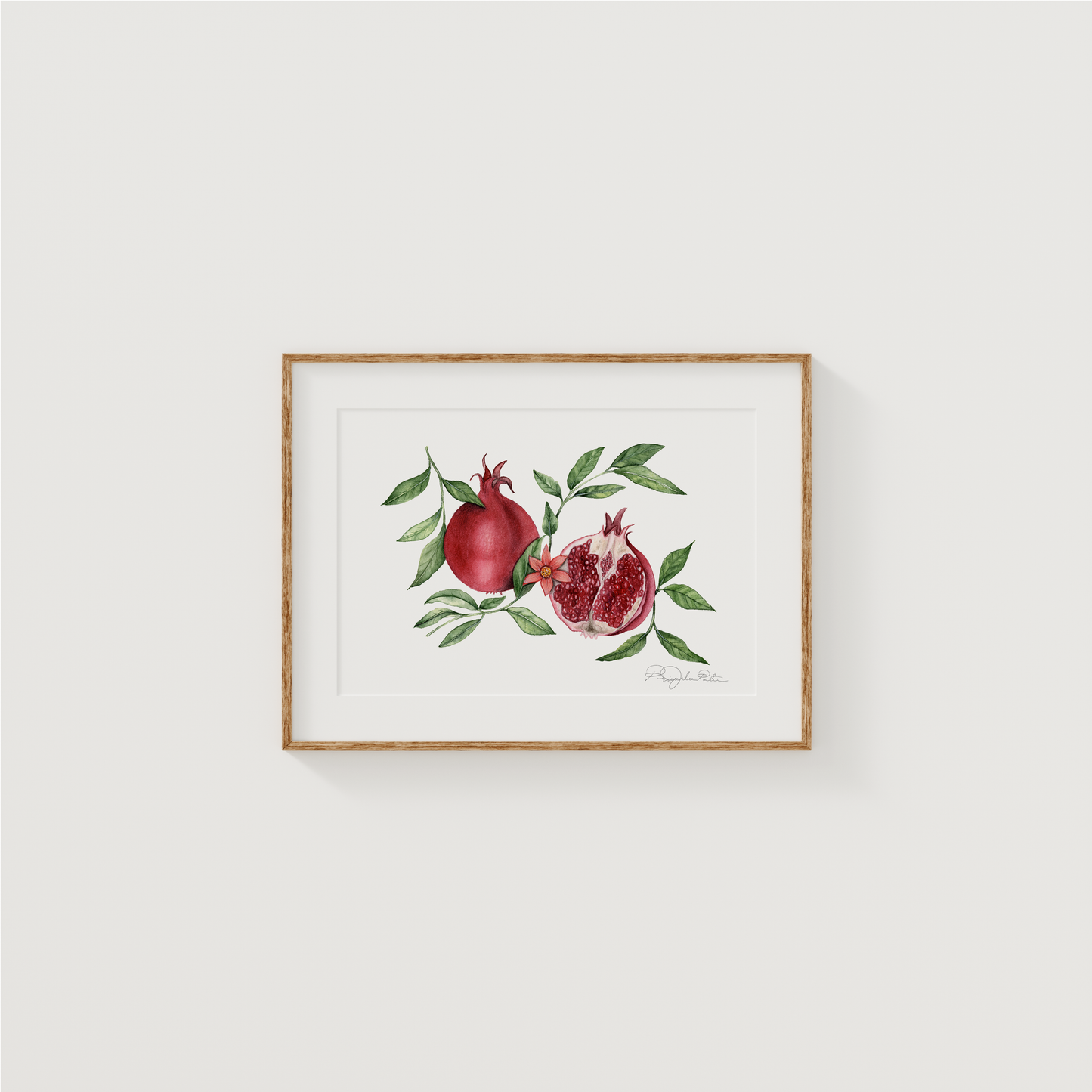Punica Granatum | Pomegranate | Original Painting