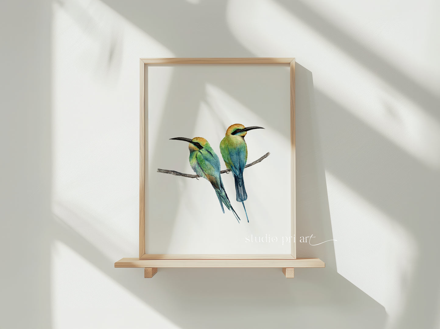Melissai | Rainbow Bee Eaters Fine Art Print
