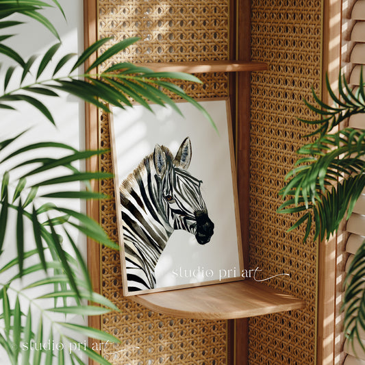 Zahara | Zebra | Limited Edition Fine Art Print
