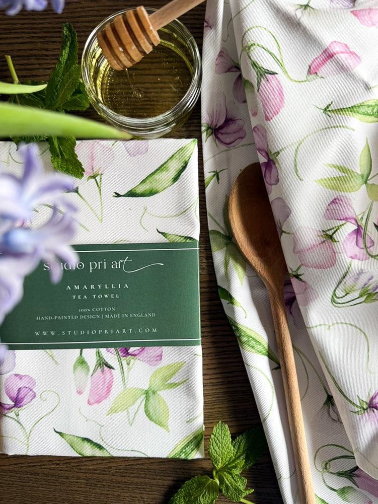 Amaryllia - Tea Towel