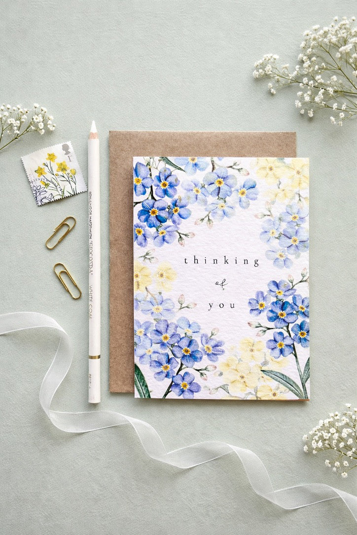Sympathy Floral Greetings Card