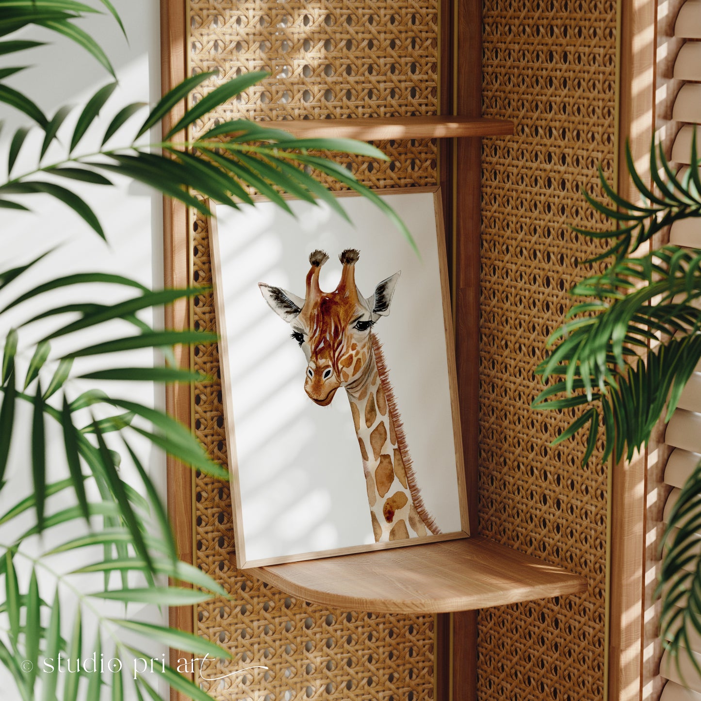 Rafiki | Giraffe | Limited Edition Fine Art Print