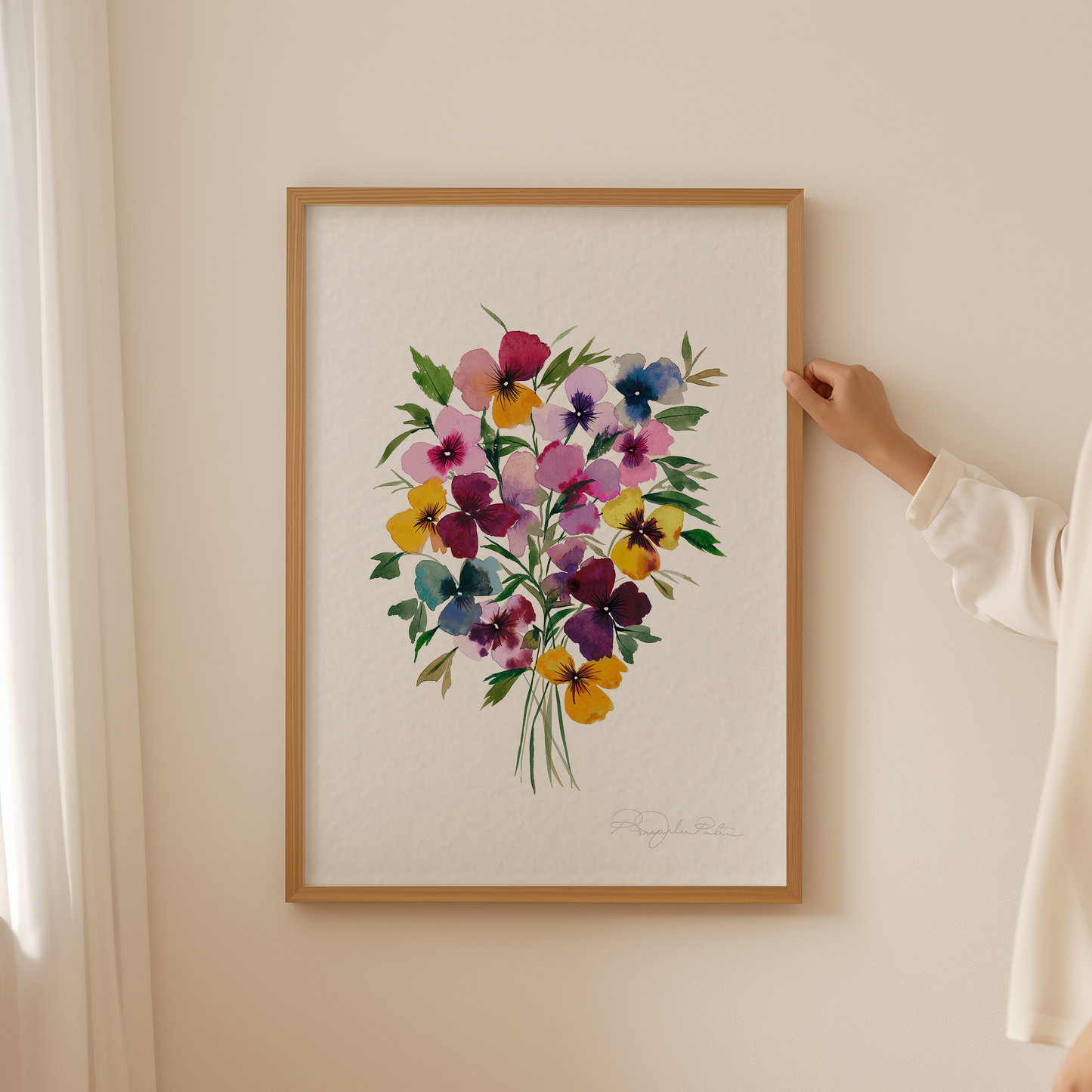 Viola | Pansies Fine Art Print