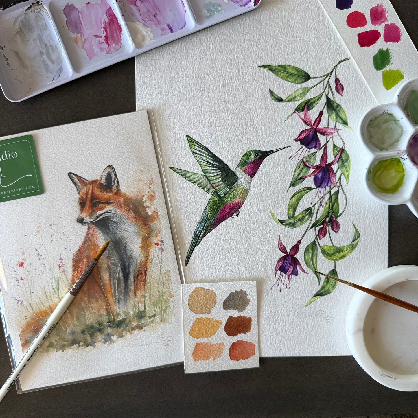 Celeste | Hummingbird Fine Art Print