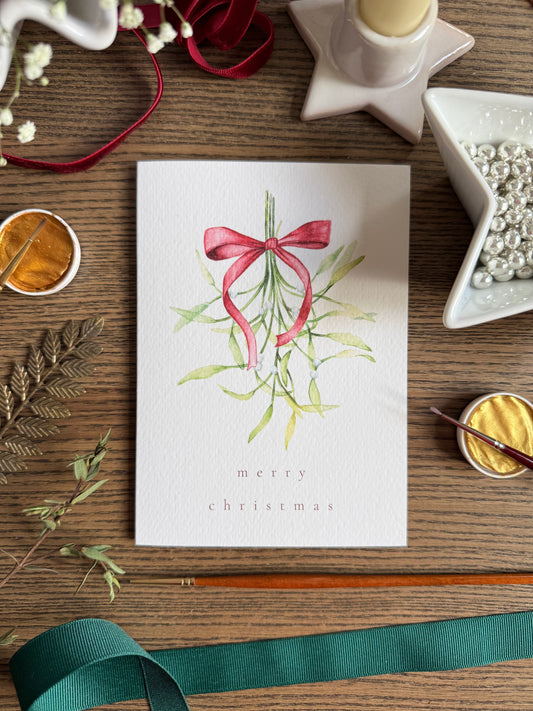 Mistletoe Card