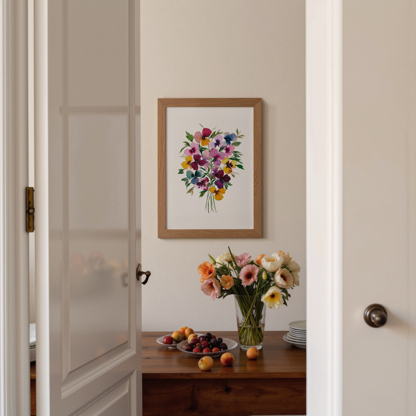 Viola | Pansies Fine Art Print