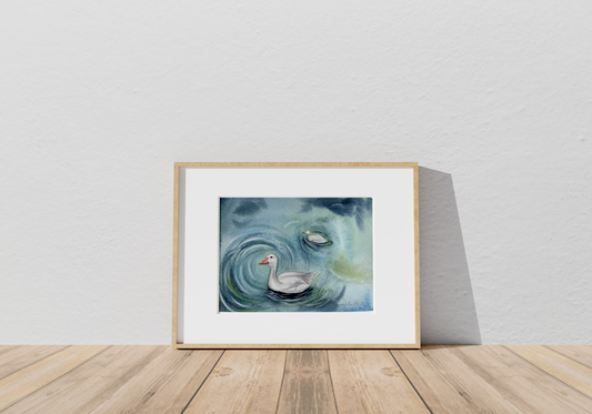 Pluma et Aqua | Original Painting