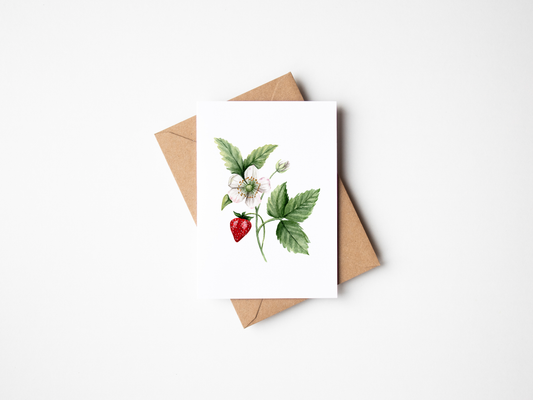 Strawberry Greeting Card