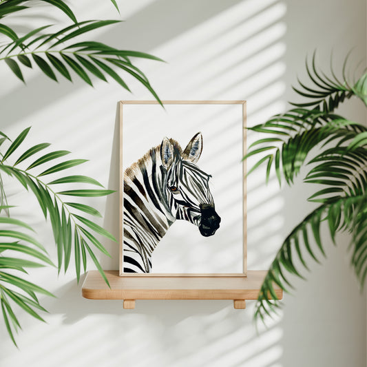 Zahara | Zebra | Limited Edition Fine Art Print