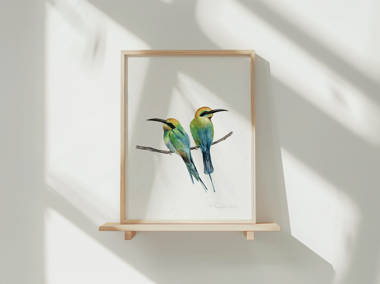 'Melissai' Rainbow Bee Eaters Fine Art Print
