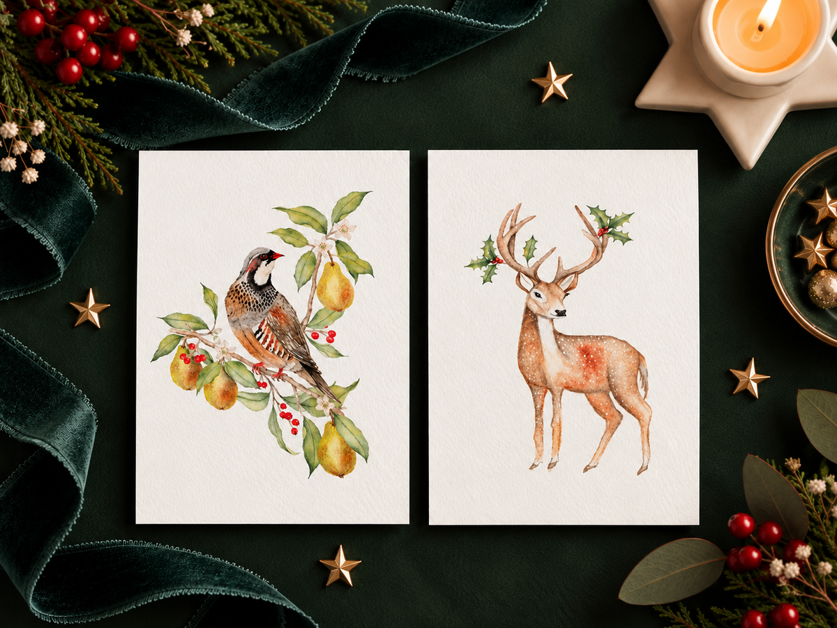 Deer Christmas Card